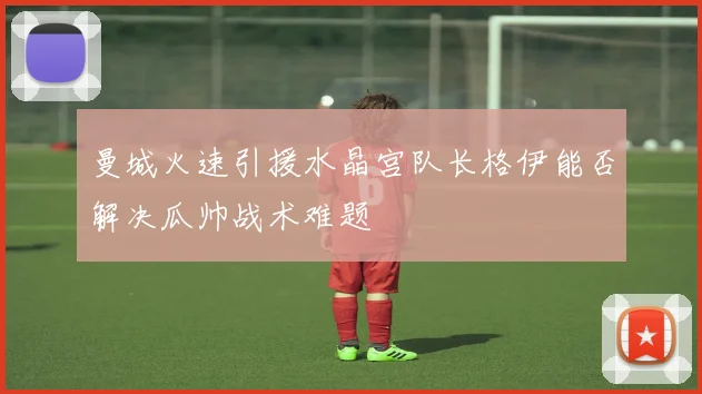 曼城火速引援水晶宫队长格伊能否解决瓜帅战术难题